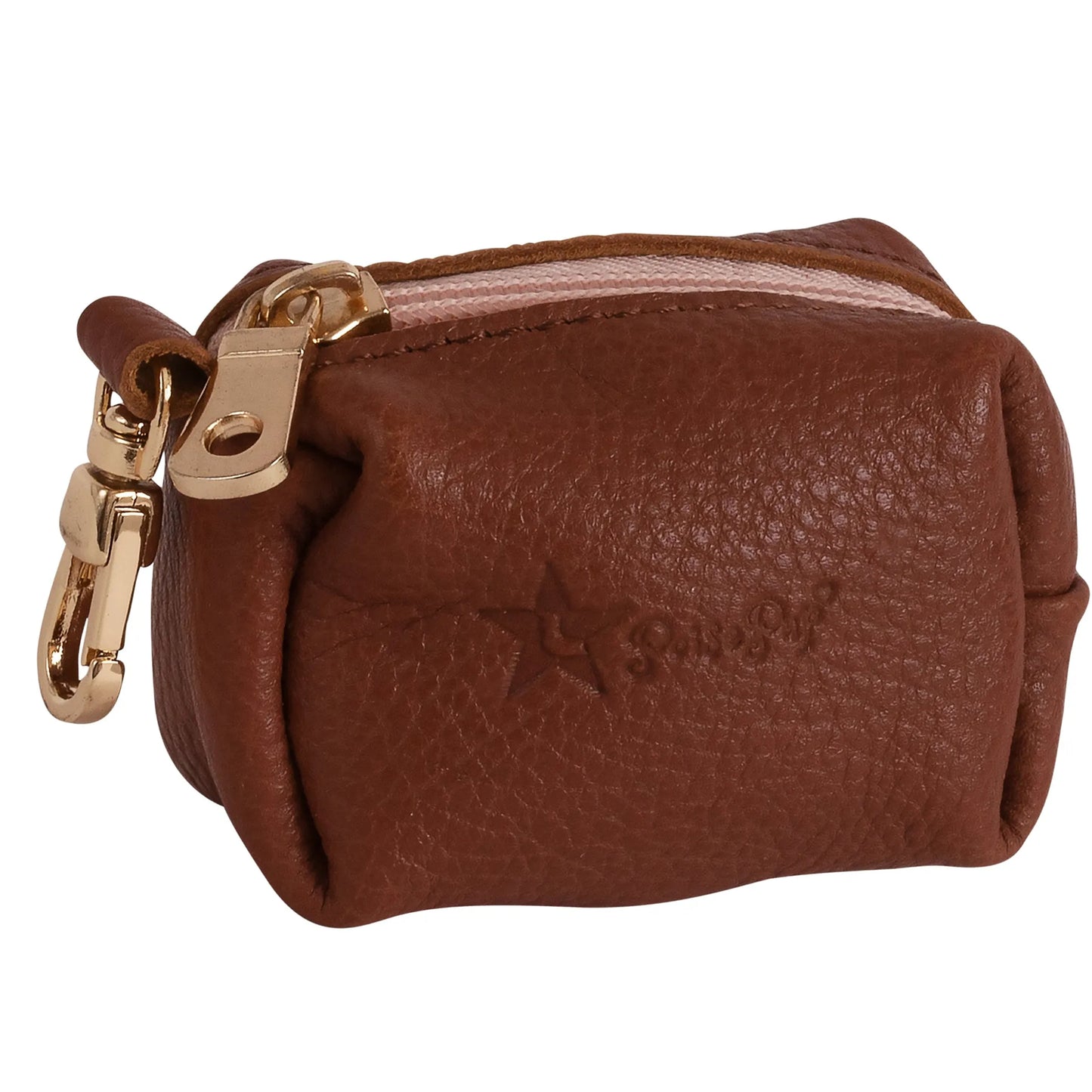 Genuine Leather Waste Bag Holder